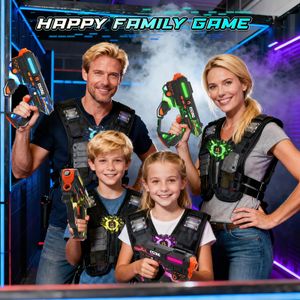 VATOS Rechargeable Laser Tag Set – Multiplayer Infrared Blasters