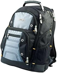 Targus Laptop Backpack, Fits Laptops up to 16", Drifter II Laptop Backpack with Padded Straps and Laptop Compartment, 2-Water Bottle Pockets - Black/Grey