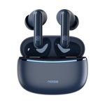 Noise Aura Buds in Ear Truly Wireless Earbuds with 60H of Playtime, Quad Mic with ENC, Dual Device Pairing, Instacharge(10 Min=150 Min),12Mm Polymer Composite Driver, BT V5.3(Aura Blue)
