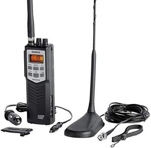 UNIDEN - PRO501TK 40 Channel Handheld CB Radio with 10 NOAA Weather Channels & Magnetic Mount Antenna