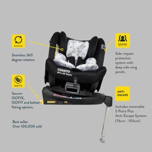Cosatto Rotate 360 Car Seat – Charcoal