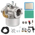 798653 Carburetor 491588S 491588 Air Filter Spark Plug Kit Replaces for Briggs and Stratton 698860 791077 790290 693865 697354 698474 791991 Carb