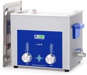 DK SONIC Industrial Ultrasonic Cleaner 10L,240W Commercial Sonic Cleaner with Encoded Timer,Heater&Basket, Multiple functions for Carburetors, Motorcycle Engines, Carburetors,Chains