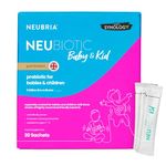 NEUBRIA NEUBIOTIC Baby & Kid Probiotic + Prebiotic Sachets – Lactobacillus & Bifidobacterium with FOS Fibres, Supports Digestive Balance & Gut Microbiome - UK Made - 30 Sachets