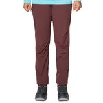 GOKYO Lobuche Trekking Pants - Women - The Best Trekking and Outdoor Pants Ever Made in India. Ultrasoft 4 Way Super Stretch mid Weight 170 GSM Fabric - 3 Zipper Pockets.-Maroon-38 Red