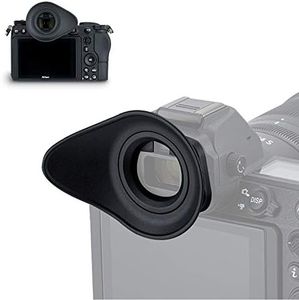 Camera Eyecup Eyepiece Viewfinder for Nikon Z7 II Z7 Z6 III Z6 II Z6 Z5 Replaces Nikon DK-29 Eye Cup, Oval Shape TPU Rubber and 360° Rotatable Design