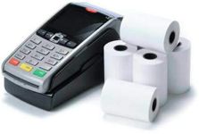 Smooth Papers Thermal Paper Till Rolls for Credit Card All PDQ Machines 57x40 mm (Pack of 20 Rolls)