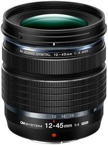 OM SYSTEM Olympus M.Zuiko Digital ED 12-45mm F4.0 PRO for Micro Four Thirds System Camera, Compact Lightweight Zoom, Weather Sealed Design, Close-up, L-Fn Button