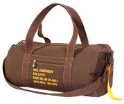 Rothco Canvas Equipment Duffle Bag – Travel & Gym Bag with Heavyweight Cotton Canvas Material – Great for Storing Gear, Clothing, and More, Earth Brown, 24", Duffle Bag