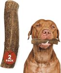 Heartland Deer Antlers for Dogs - Grade A, Naturally Shed Antlers | Dog Bones for Aggressive Chewers & Teething Puppies | Chew Toy for All Breeds | USA Made & Veteran Owned (Large: 6-8", 2-Pack)