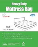 King and Queen Size Mattress Cover for Moving and Storage - 500g Mattress Protector Storage Bags (King)