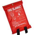 Quick Release Home Extinguisher Fibreglass Fire Blanket