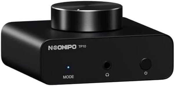 TP10 Phono Preamp for Turntable,Mini Amp Stereo Audio Hi-Fi Phonograph Preamplifier with RCA Input, RCA/3.5MM Output & Low Noise Operation Powered by DC 12V Power Supply