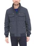 Tommy Hilfiger Men's Water and Wind Resistant Performance Bomber Jacket (Standard and Big & Tall), Navy, X-Large