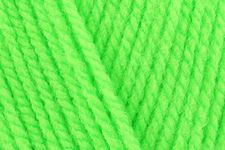 Sirdar Hayfield Bonus DK Crochet Yarn, 100% Acrylic Double Knitting Wool for Toys Jumpers & Sweaters - 100g Balls - Neon Green (552) - Pack of 5