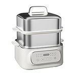 7L Electric Food Steamer with 2 Sta