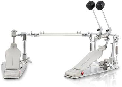 RANMING Double Bass Drum Pedals Direct Drive Bass Drum Pedal Kick Drum Pedal with Two-Sided Beater Non-Slip Footplate Upgrade Double Kick pedal Set for Drum Set and Electronic Drums Beginner Drummers