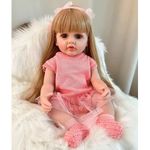 Real Baby Dolls for Girls, Full Silicone Body Reborn Baby Doll with Nipple Bottle, Pacifier & Clothes, Musical Soft Silicon Realistic New Born Baby Doll for Girl (Silicon Doll G7)