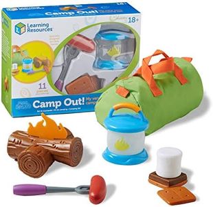 Learning Resources New Sprouts Camp Out!, Imaginative Play, Camping Toy, 11 Pieces, Ages 2+