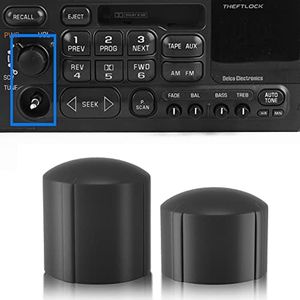BASIKER Compatible with Radio Volume Control Stereo Knob Set [2 PCS] Select GM Vehicles—Fix Broken GM Radio Knob