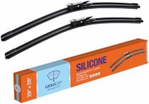 WOWIPER Silicone Wiper Blades 28" + 28" Automotive Replacement Windshield Wiper Blades for Ford Escape 2019-2013/Focus 2018-2012/Edge 2020-2015 OEM Quality Wipers for Front Windshield(Set of 2)