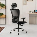 Green Soul Jupiter Lite | Office Chair | High Back Mesh Ergonomic Home Office Desk Chair | Height Adjustable Armrests | 1D Adjustable Lumbar Support | Single Lock Mechanism | Metal Base