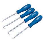 Draper 51763 SETB Mini Hook and Pick Set, 130mm Length, 4 Pieces , Blue