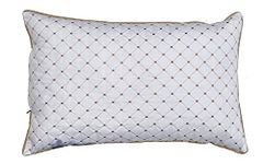 Nivedha Mattress-Organic Silk Cotton/Kapok/Semal/Ilavam Panju Classic Pillow (27 X 17 Inches),White Striped Pillow.