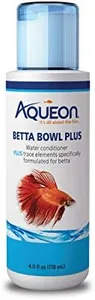 Aqueon Aquarium Fish Tank Betta Bowl Plus Water Conditioner, 4 Ounce