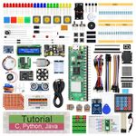 Freenove Ultimate Starter Kit for Raspberry Pi Pico 2 W (Included), Dual Arm Cortex-M33 and Dual Hazard3 RISC-V Microcontroller, 767-Page Detailed Tutorial, 224 Items, 119 Projects, Python C Java Code