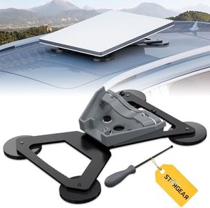 STARGEAR Starlink Mini Mount, Magnetic with 200lbs Heavy Duty Magnet Bases, Starlink Mini Accessories Lockable Starlink Mount for RV, Car, Boat, Truck Aluminum Alloy