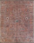 Luria Rugs Easy Care 10' x 13' Non-Slip Extra Large Area Rug for Living Room, Bedroom, Dining Room Traditional Boho - Stain Resistant & Durable, Moreno Collection - Cinnamon/Multi