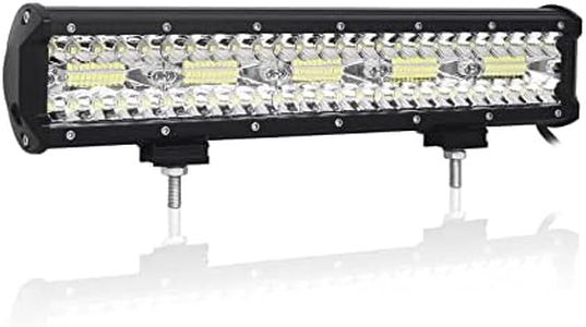 Willpower 38cm 17'' 300W Barre LED Faisceau de Spot et Inondation Rampe LED 12V 24V Étanche Bar a LED Feux Phare de Travail LED Projecteur LED pour 4x4 Voiture Camion Tracteur Quad Véhicule Bateau