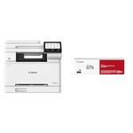 Canon Color imageCLASS MF665Cdw - All in One, Wireless Laser Printer+Canon Genuine 075 Black Toner Cartridge