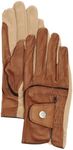 SSG Hybrid Riding Gloves Leather 9 Brown/Tan