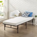 ZINUS 4 Inch Foam Mattress / Pressure Relieving / CertiPUR-US Certified / Mattress-in-a-Box, Narrow Twin White