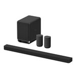 Sony New Launch BRAVIA Theatre BAR 9 Premium Soundbar Home Theatre System for TV with 360 Spatial Sound Mapping, IMAX,Dolby Atmos/DTSx (HT-A9000) with subwoofer SW5 & Rear Speaker SA-RS5-Black