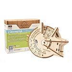 UGEARS STEM Lab Math Series - Curvimeter - Unique Educational and Engineering 3D Puzzles with App | DIY Mechanical Science Kit for Self Assembly | Creative 3D Wooden Puzzles for Adults and Children