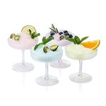 Colored Margarita Glasses