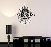 Large Wall Decal Vintage Chandelier