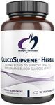 Designs for Health GlucoSupreme Herbal Supplement - Berberine HCl, Banaba, Ginseng + Cinnamon Extract - Vegan, Non-GMO Supplements (120 Capsules)