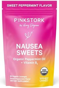 Pink Stork Pms Sweets: Lite Peppermint Flavor, Usda Organic Hard Lozenges With Vitamin B6 To Ease Menstrual Discomfort, 30 Individually Wrapped Hard Sweets