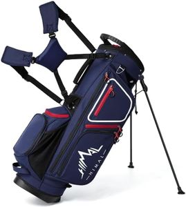 GoHimal 14-Way Lightweight Golf Stand Bag with Multiple Pockets Navy Blue