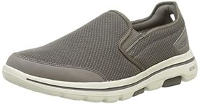 Skechers-Men's Walking Shoes-GO Walk 5 - DELCO-216013-KHK-8 Khaki