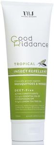 Good Riddance Tropical Insect Repellent 250mL. Australia’s Most Sustainable Natural Midge, Sandfly and Mosquito Repellent. Long-lasting DEET-free Tropical Strength Insect Repellent. Clinically Proven.