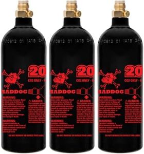 Maddog 20 Oz Refillable Aluminum CO2 Paintball Tank - Ships Empty - 3 Pack