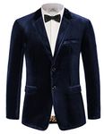 PJ PAUL JONES Men's Fashion Suit Jacket Solid Tuxedo Dinner Suit Jacket Navy, X-Large