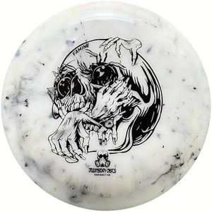 DOOMSDAY DISCS Famine Long Distance Driver | Excellent Flight for All Disc Golf Players | Glow-in-The-Dark Plastic