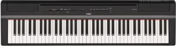Yamaha P121 73-Key Weighted Action Compact Digital Piano, Black