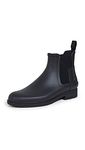 Hunter Unisex Adults Refined Chelsea Boot, Black, 10 UK